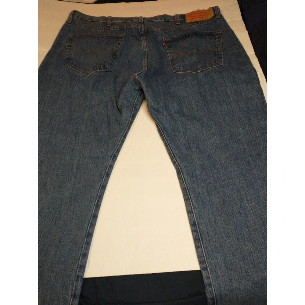 Levis 501 Jeans‎ Men 42x30 Blue Button Fly Original Straight Authentic